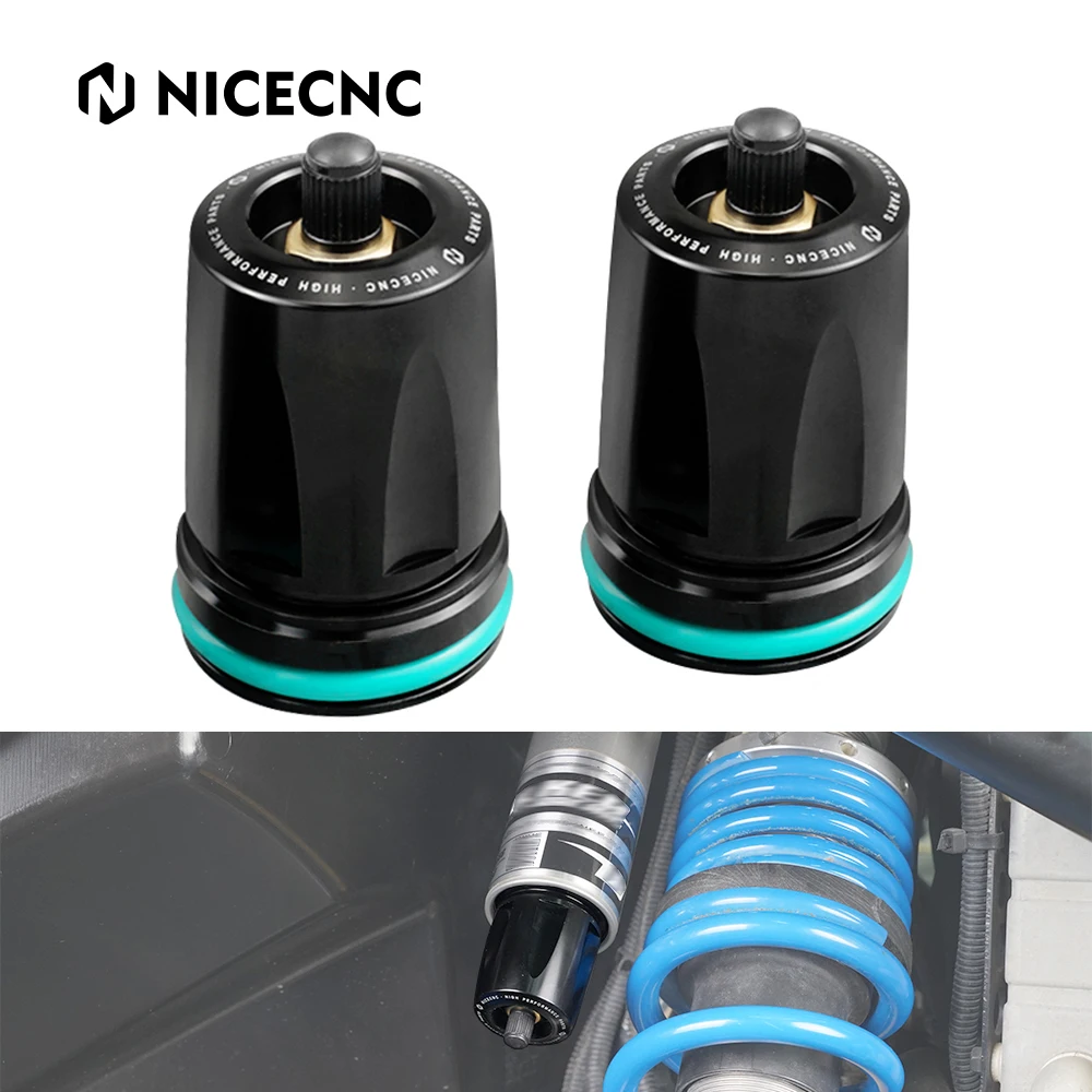 قبعات نهاية خزان النيتروجين للصدمات الأمامية UTV 2.0 بوصة لـ Polaris RZR800S RZR 900 RZR1000S General 900/1000S 2013 2014 2015 #2