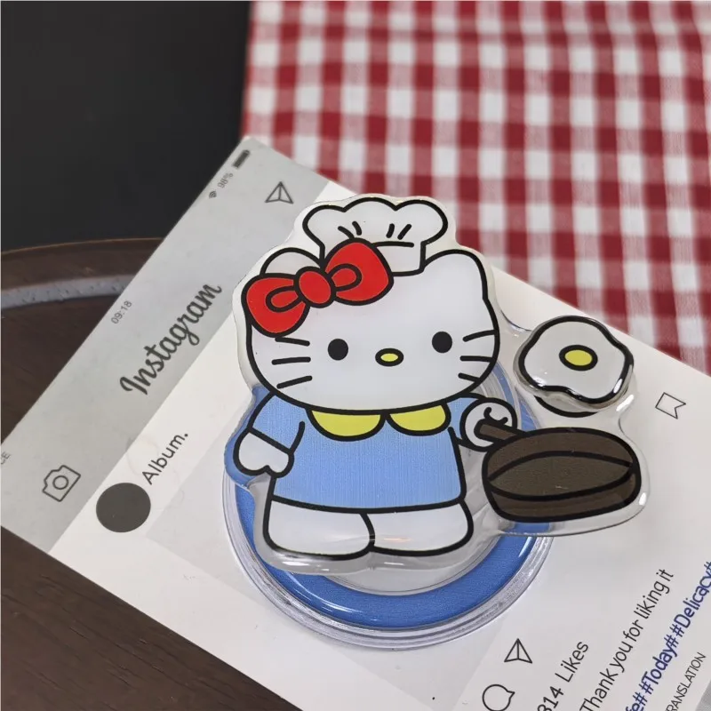 Heello Kitty Shake Wobble For MagSafe Magnetic Phone Grip Stand Kawaii Cartoon Pop Socket Cute Phone Holder for iPhone18 Samsung view 4