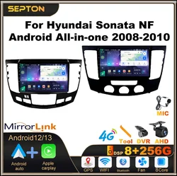 SEPTON Smart Car Systems Car Radio for Hyundai Sonata NF Android All-in-one 2008-2010 Multimedia Android System GPS CarPlay Wifi