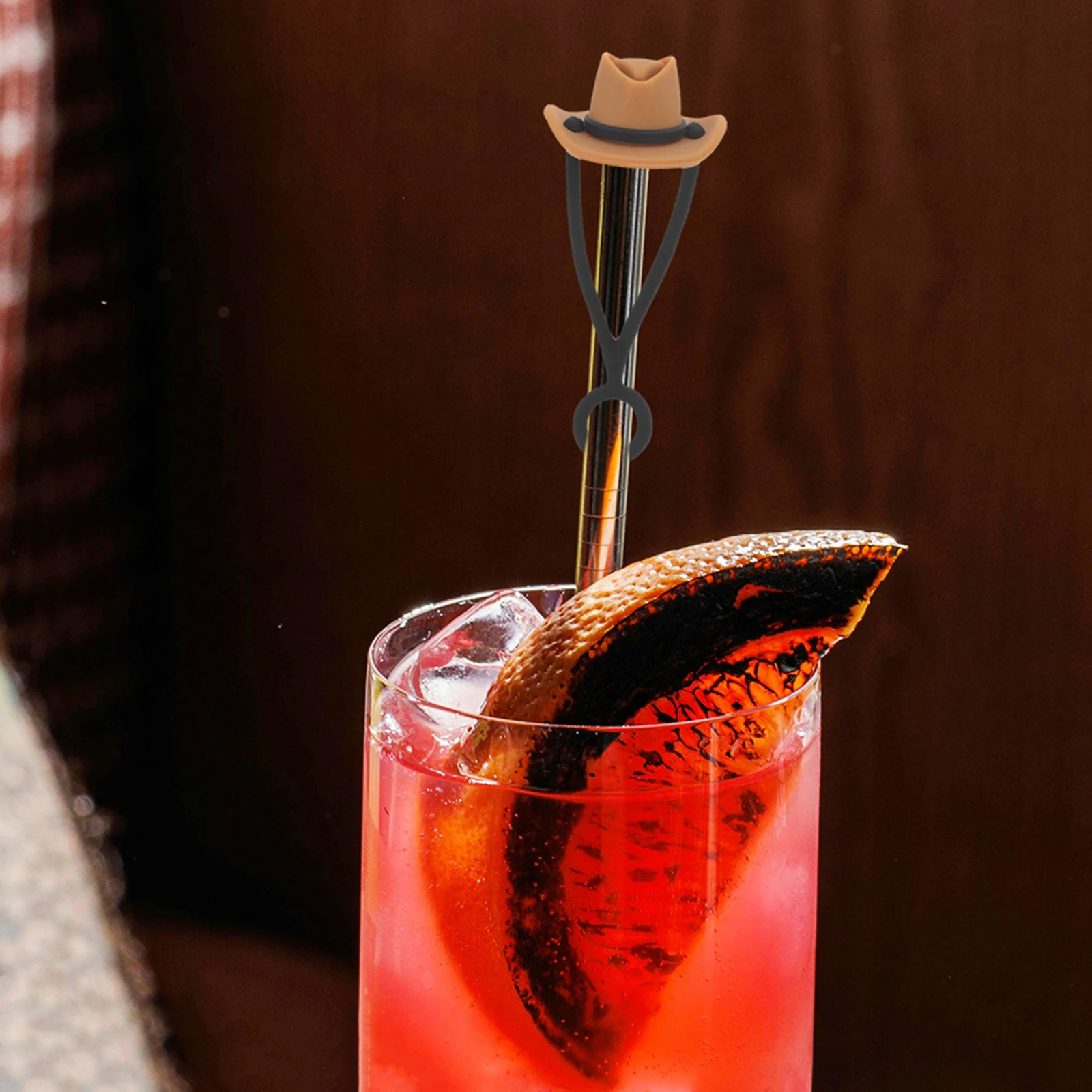 

4pcs Silicone Tips Cover Dustproof Reusable Caps Lightweight Accessories for Drinking Straws Bar Tools Silicone Covers