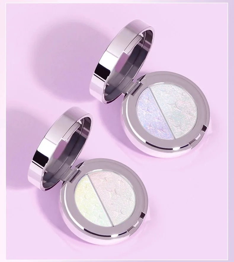 SERSEUL Chameleon Highlight Face Brightening Powder Polarizing Flash Double Highlight Palate