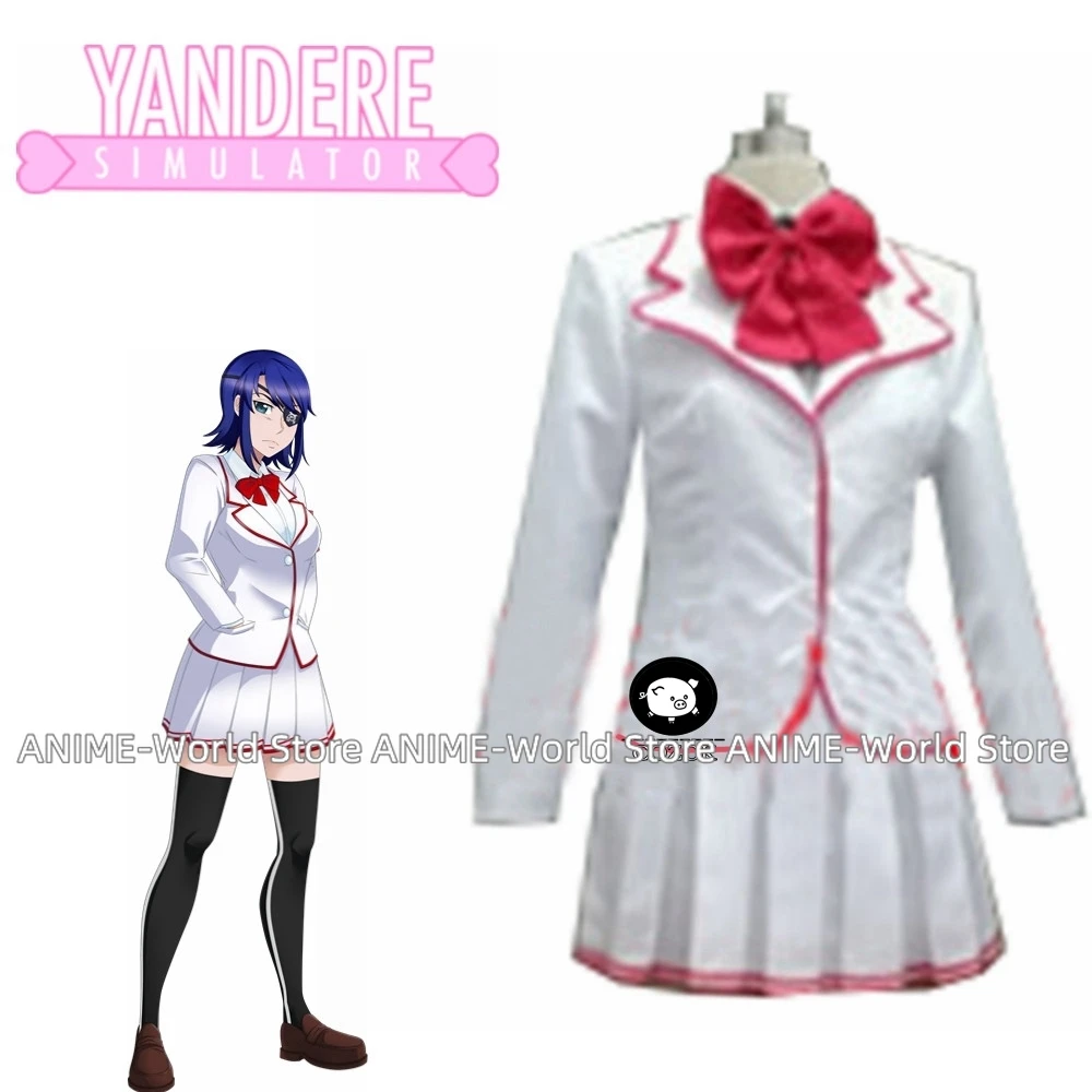 

2020 Yandere Simulator Ayano Aishi Yandere-chan aoi ryugoku School Uniform Cosplay Costume