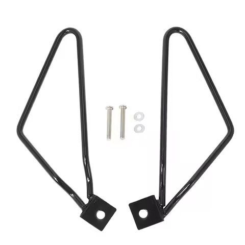 Motorcycle Accessories Box Side Hang Grab Bars Mounting Retro Bag Bracket for Harley Cruise Dyna 883