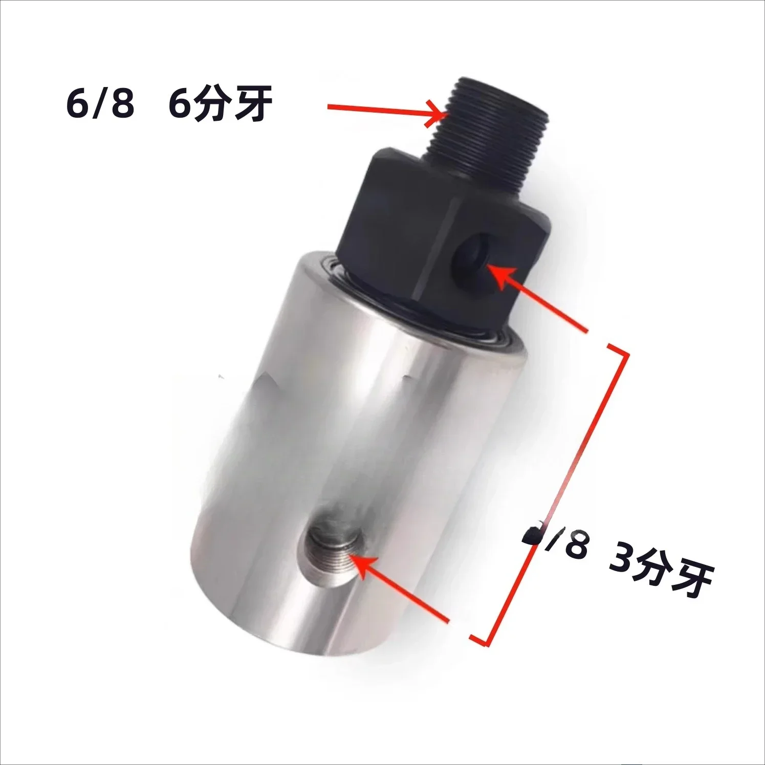 High pressure rotary joint, rotary cylinder, slitter rotary joint