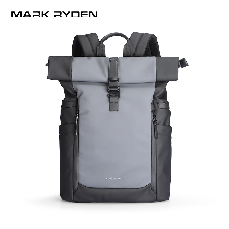 

Рюкзак Mark Ryden Roll Top для ноутбука, мужской, водонепроницаемый, расширяемый, деловой, с карманами для путешествий и работы