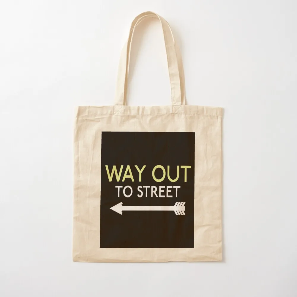 London Transport Style - Way Out Sign Tote Bag female bag Lady bags tote bag screen