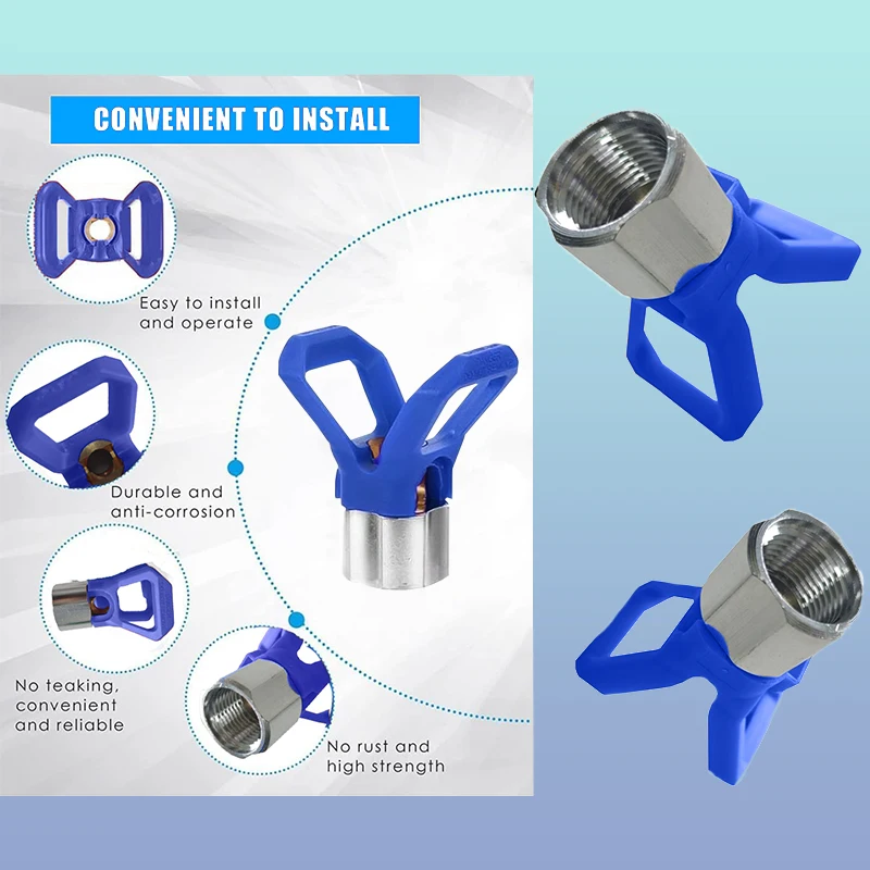 Airless Paint Nozzles Set Reversible Spraying Machine Tips Airless Paint Sprayer Nozzle Kit Sprayer Spraying Machine Accessory