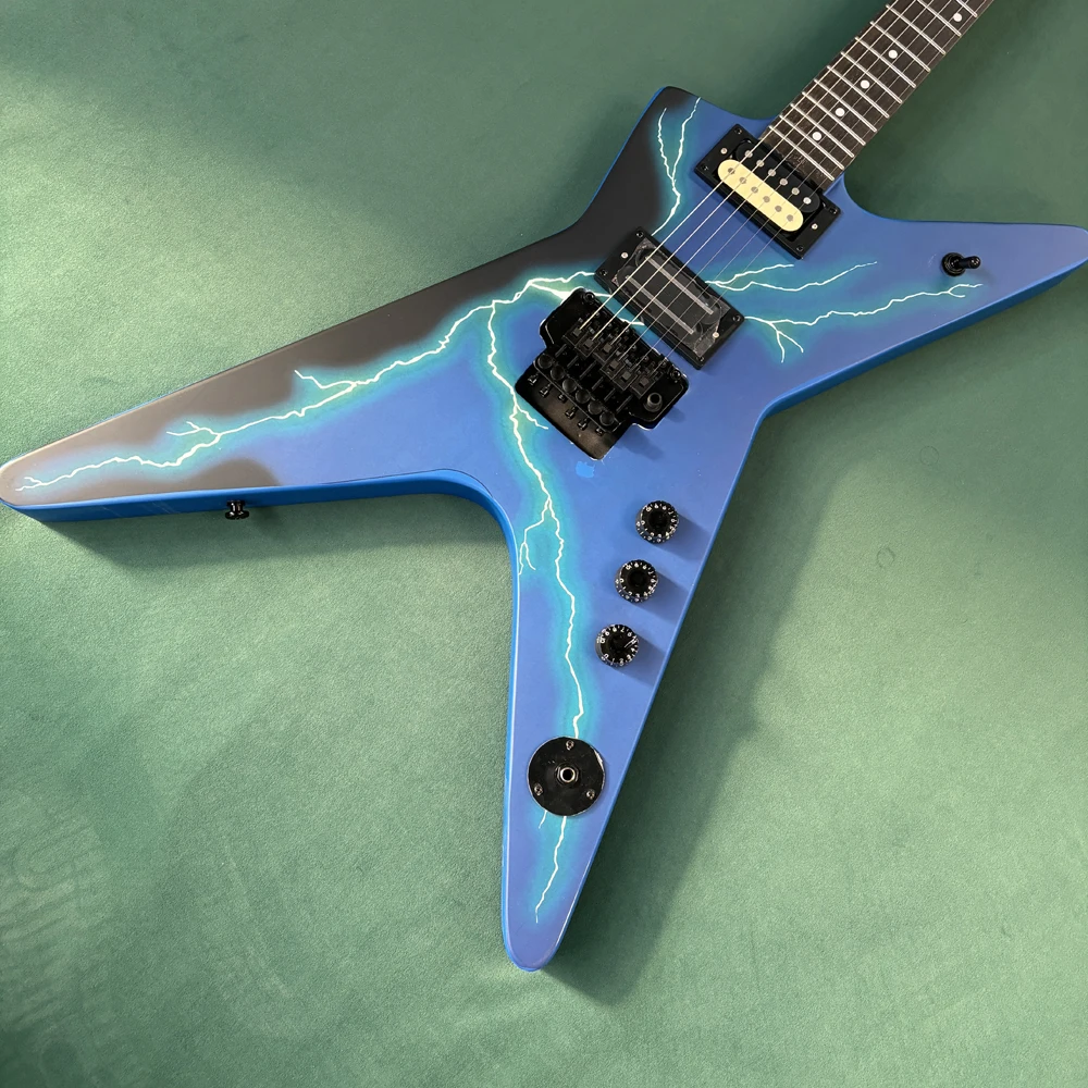 Blue Lightning 6-string electric guitar, rosewood fingerboard