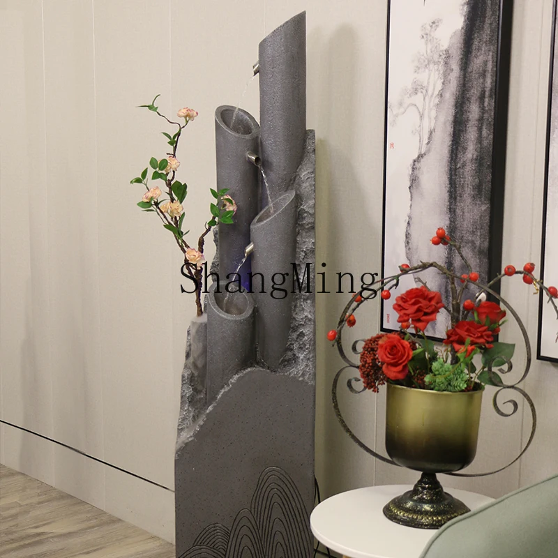 SM Clubhouse Exhibition Hall Accessories Sculpture Installation Rockery Fountain Floor Ornament