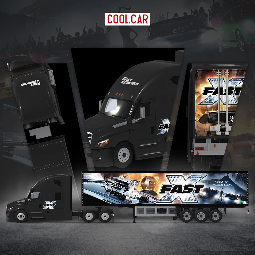 *予約注文* クールカー 1:64 ファストX ペイントトラック シミュレーション合金カーモデル コレクション＆ディスプレイ＆ギフト用