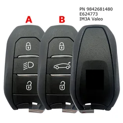 CN009057 New OEM A3M15 PN 9842681480 FCC IM3A For 2020 Peugeot 5008 508 Smart Key PCB 3 Buttons AES Chip 434MHz Keyless Go