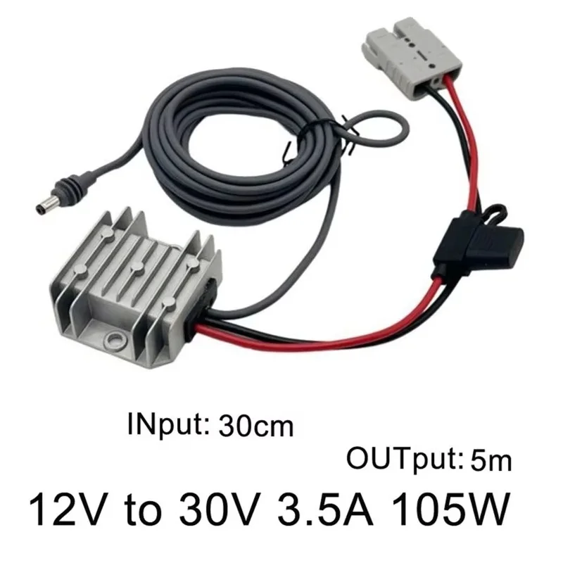 

Модуль повышения напряжения DC-DC 12В/24В до 30В 3.5А 105Вт, блок питания для Starlink, мини-кабель повышения напряжения с разъемами Male/Female