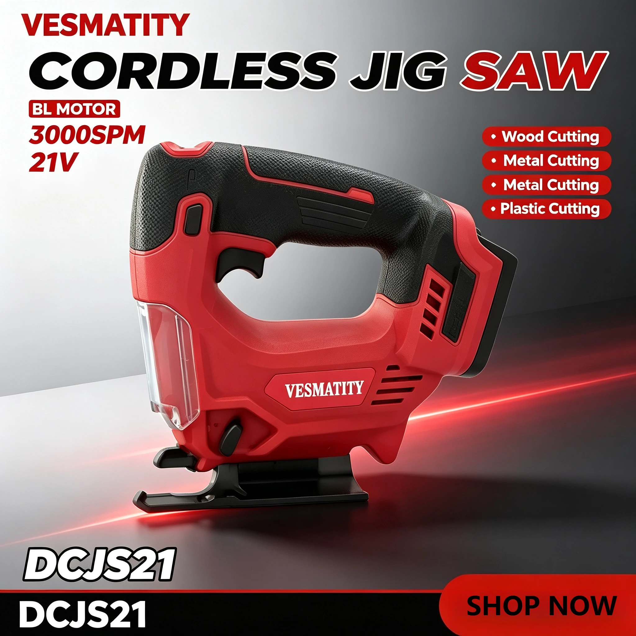 Cordless Electric Jig Saw Portable Jig Saw Multi-Function Woodworking Tools Portable Home Power Tools For Milwaukee Battery