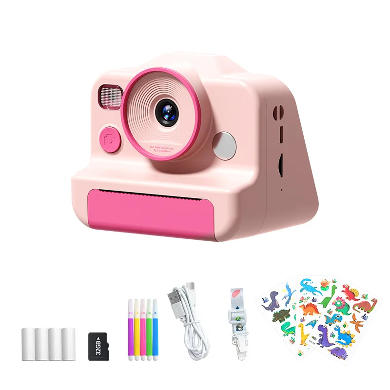 كاميرا طابعة فورية جديدة لعام 2025 كاميرا ألعاب ألغاز للأطفال كاميرا رقمية عالية الوضوح ، أفضل هدية عيد ميلاد للأطفال