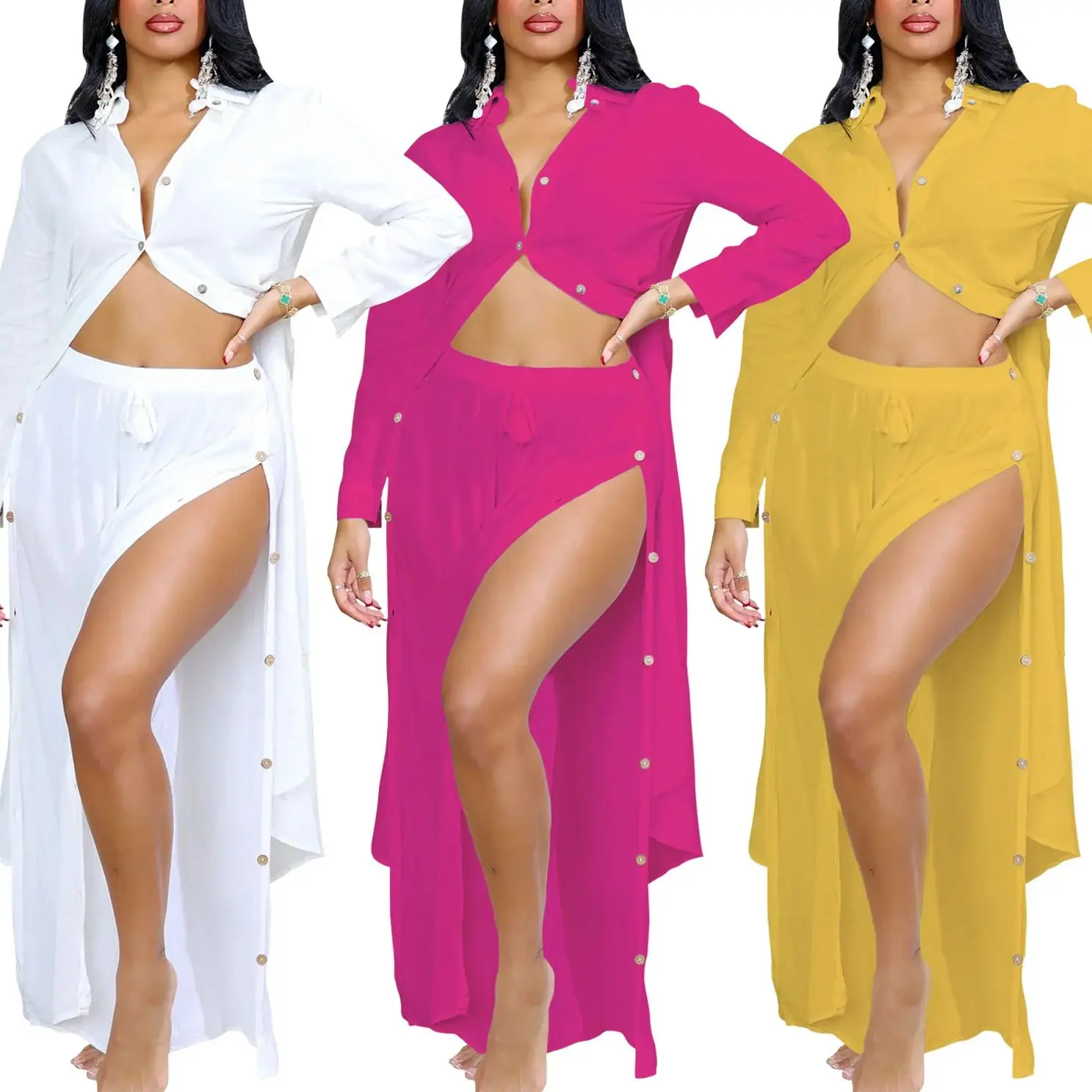 

Two Piece Sets Women's Outfits Tracksuit Sweatsuits Long Sleeve T-shirt Jacket Top Pants Suit Female Sportswear Leisure Suit
