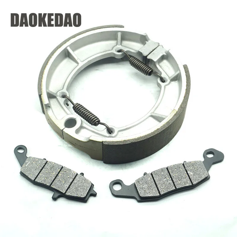 For Kawasaki VN400 Vulcan Classic 1996 1997 1998 1999 2000 2001 2003 VN 400 C1-C8 Motorcycle Front Brake Pads Rear Brake Shoe