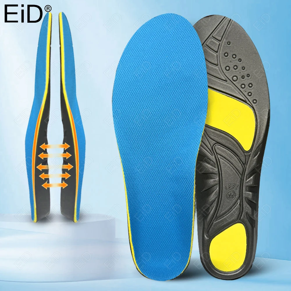 

EiD 1 Pair Plantar Fasciitis Orthotic Shoe Inserts Arch Support Comfort Shoe Insoles Athletic Running Insoles For Women and man