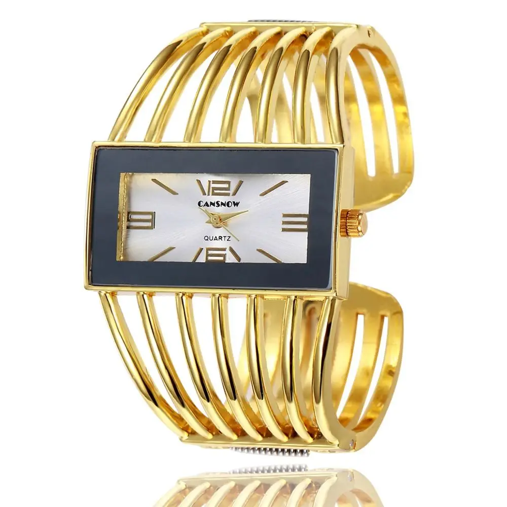 

High Quality Stainless Steel Quartz Watch Gold Rose Gold Silver Gift Ladies Watch Waterproof Square Dial