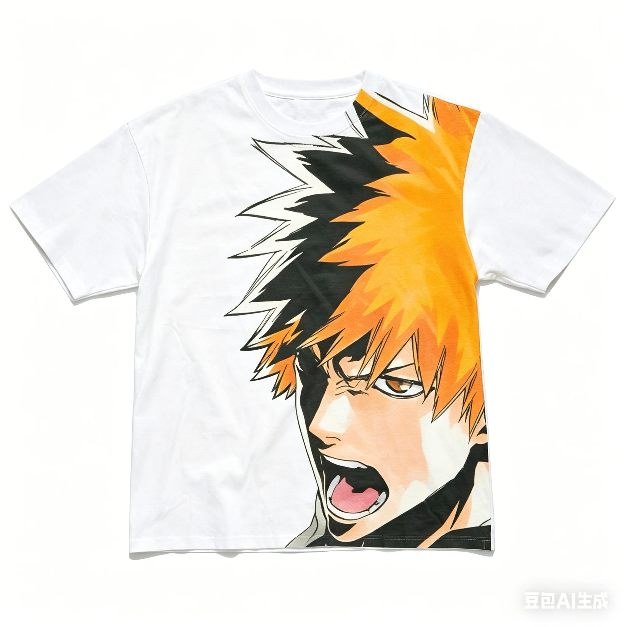 2026 Summer BLEACH Ichigo Kurosaki Anime T-shirt Men Women Vintage Oversized Streetwear Harajuku Casual Cotton Tee view 4