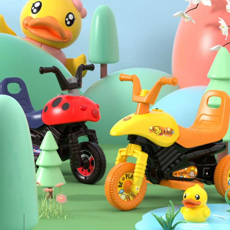 Silent Ride Children Electric Motorbike Comfort Seat Design ABS Body Material One-Key Remote Smooth Anti-Slip Wheels