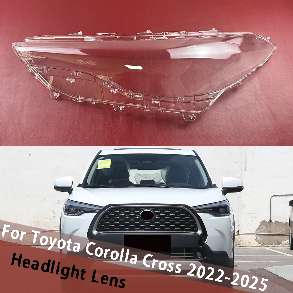

Head Lights Cover For Toyota Corolla Cross 2022 2023 2024 2025 Headlamp Clear Housing Front Headlight Lens Shell Clear Lampcover