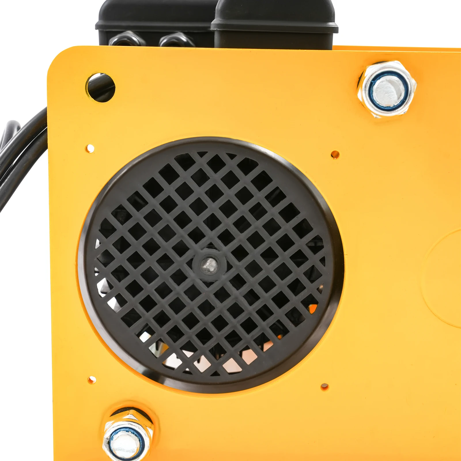 รอกไฟฟ้าสีเหลือง 110V/60Hz 400กก./881ปอนด์ พร้อมรีโมทแบบมีสาย, รอกไฟฟ้า 881 ปอนด์ พร้อมสายสลิงเหล็กยาว