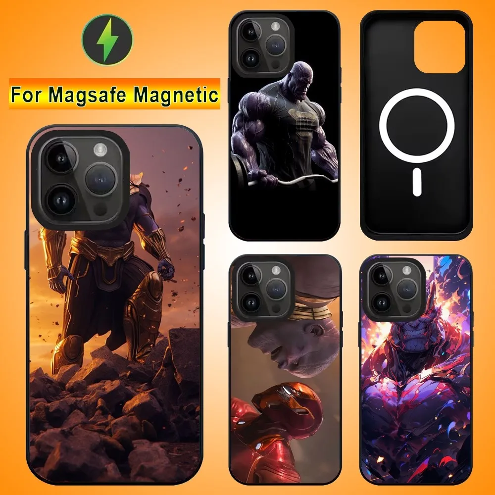 T-Thanos Phone Case For IPhone 15 14 13 Pro Max 11 12 Mini Alex Mirror For Magsafe Wireless Charging Cover