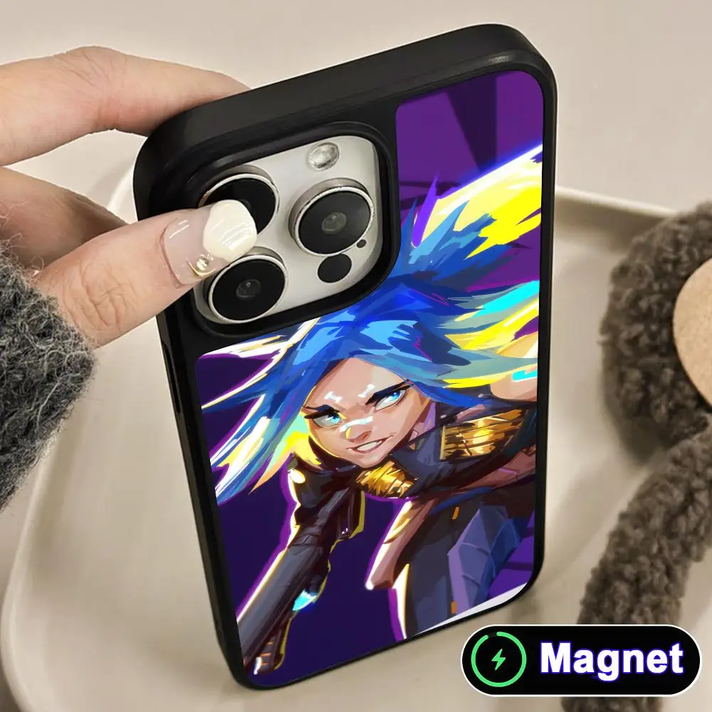 

Valo Neon Phone Case for iPhone 17 16 15 14 13 12 11 Air Pro Max Plus Matte Surface Magsafe Cover