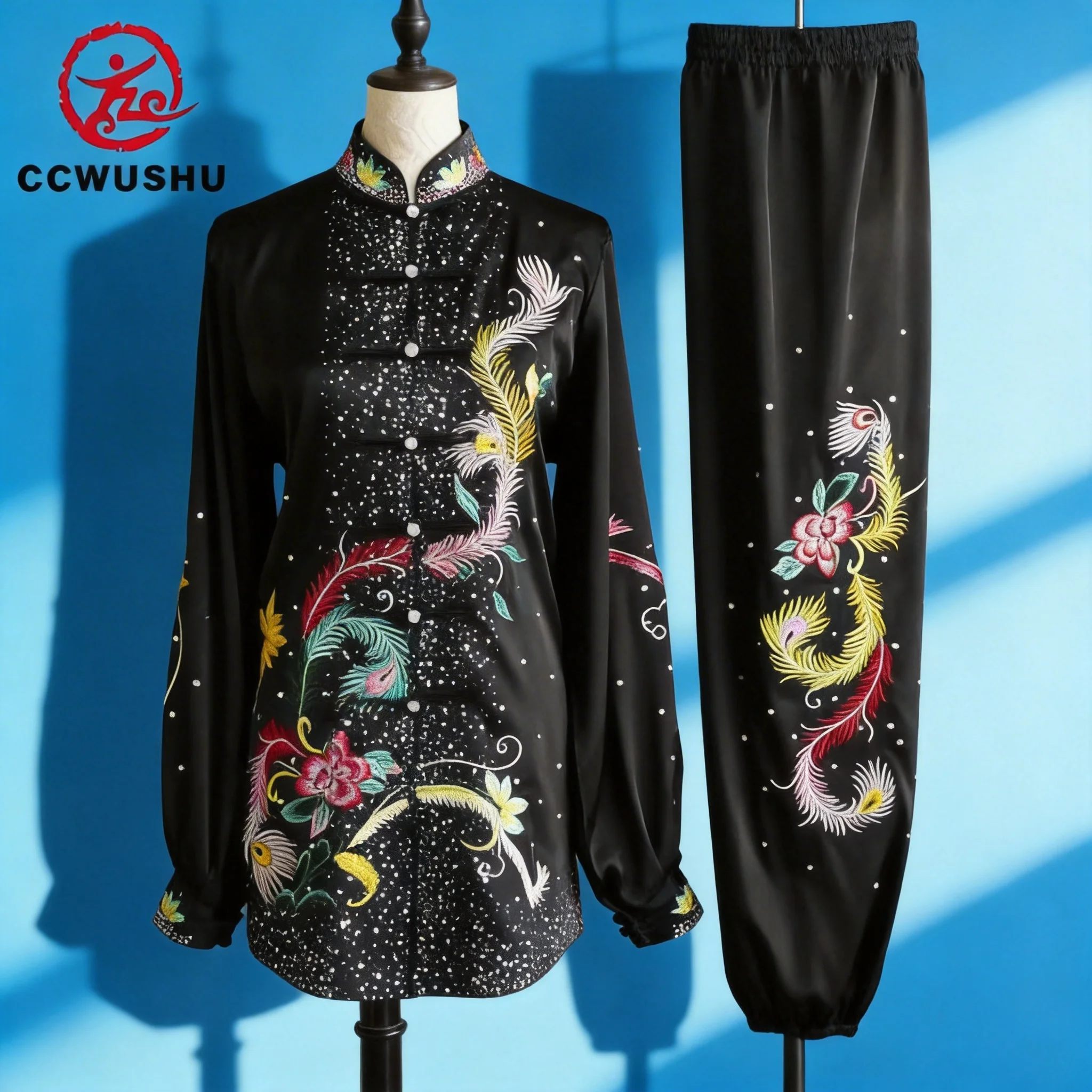 Tailor-Made Clothing for Martial Arts Competition, Embroidered Clothing, Wushu clothes, Taichi, Taiji, Changquan Uniform CCWUSHU view 3