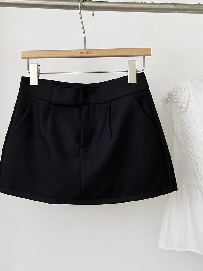 High Waist Khaki  Skirt Women's Fashion Slimming Short Skirt Autumn Winter New Style Versatile Spicy Girl Small Size Elegant