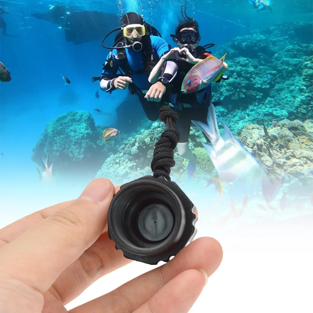 Diving Dust Cap Threaded First Stage Valve Cover Easy To Use Dust Cover Plug for Din 1ST Stage Regulator