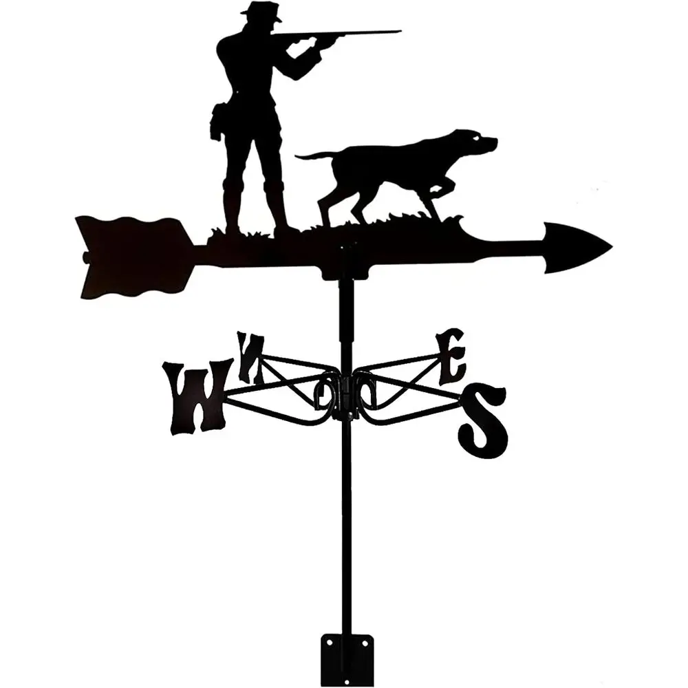 

Stainless Steel Deer Weathervane - Durable Wind Direction Indicator for Rustic Farmyard Garden Decor