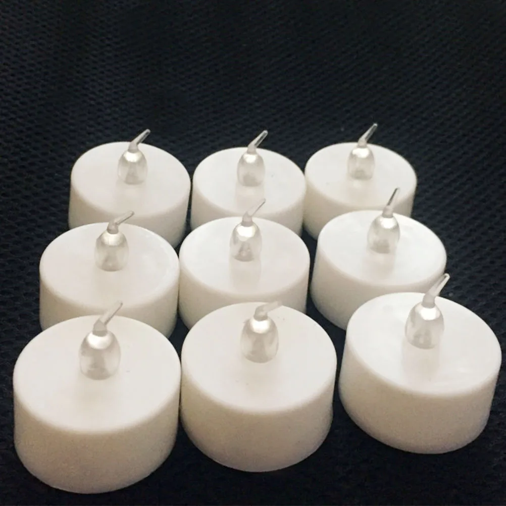30 Pcs LED Light Bright Lamps Flickering Candles Unscented Flameless Electric Tea Lights Realistic