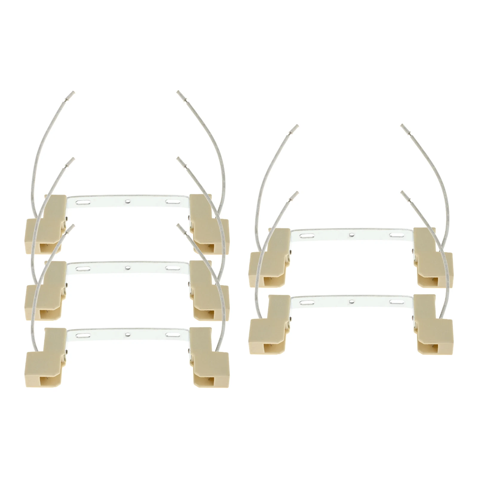 5pcs R7S Lamp Holder Socket 118MM M4 Threaded fit  Double Head Bulbs Floodlights Projectors Aquarium Lamps Converter Connector
