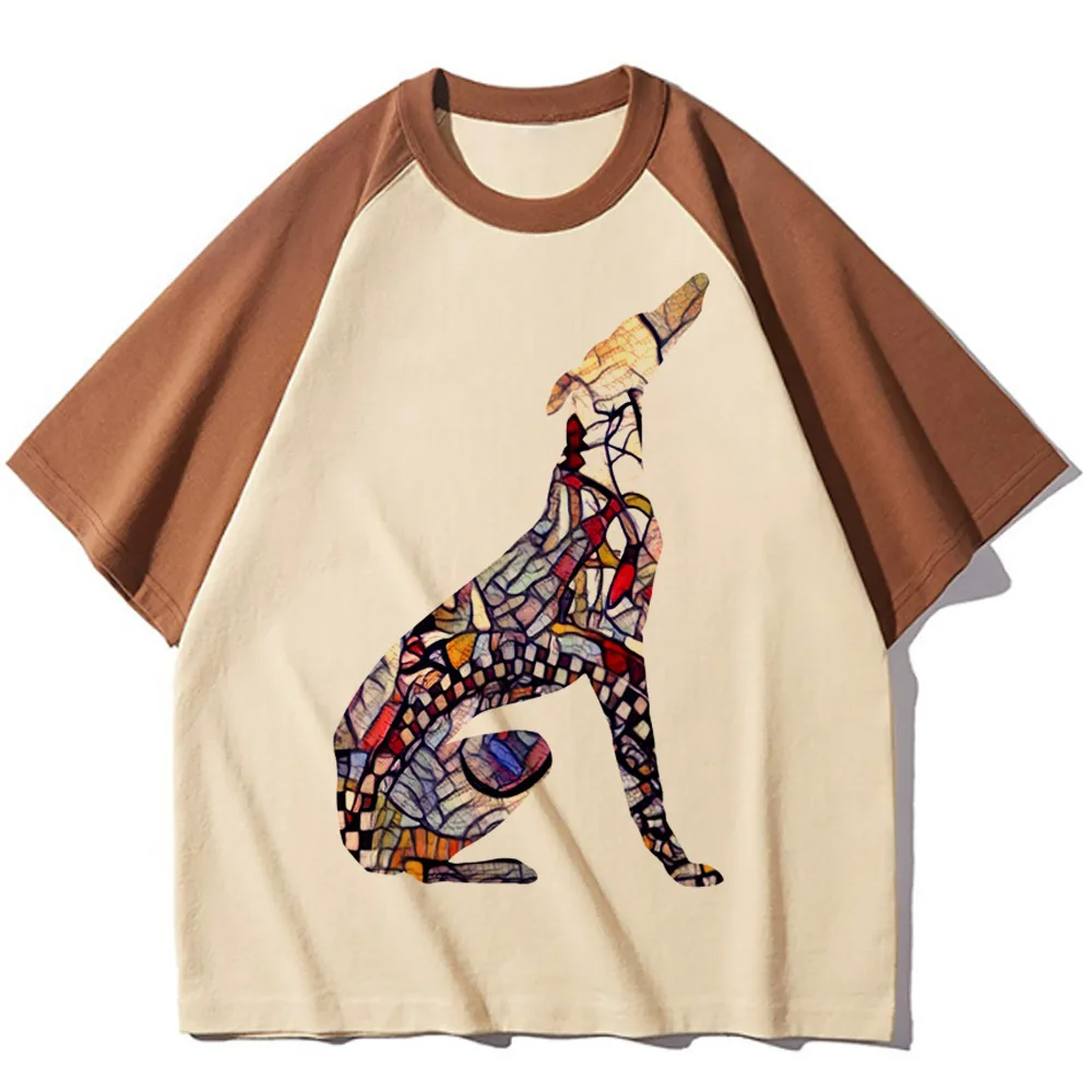 Greyhound top women manga graphic Y2K Tee girl harajuku designer clothes