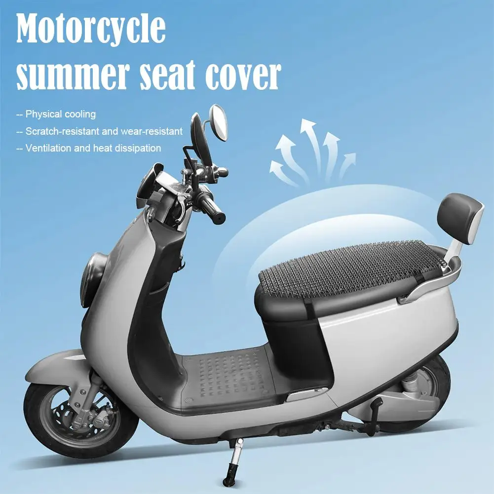 Electric Scooter Seat Cover Sun Proof Waterproof Breathable Universal Anti Slip Seat Protector for Electric Motorcycle Moped view 4