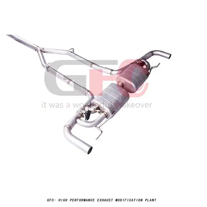 

For BMW X5 3.0T G05 2019-2025 SUS304 Catback Valvetronic muffler exhaust pipe system compatible with original and M5 diffuser