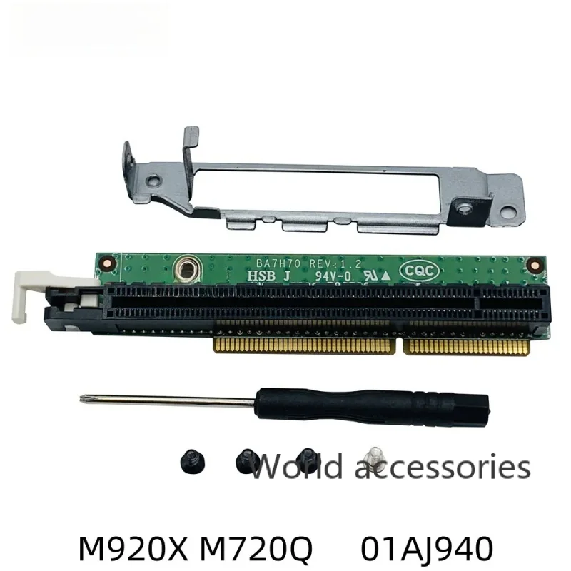 cartao riser genuino para lenovo thinkcentre m920x m720q thinkstation p330 pcie16 01aj940 navio rapido 01