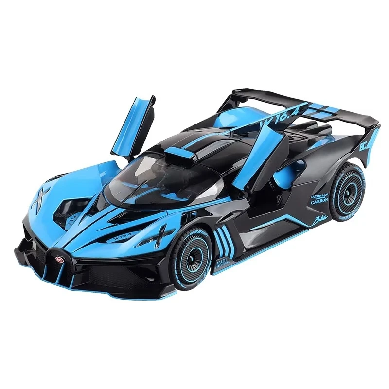 

Bugatti Veyron 'Fire Meteor' 1:24 Scale Diecast Model - Premium Alloy Car for Men, Collector's Edition