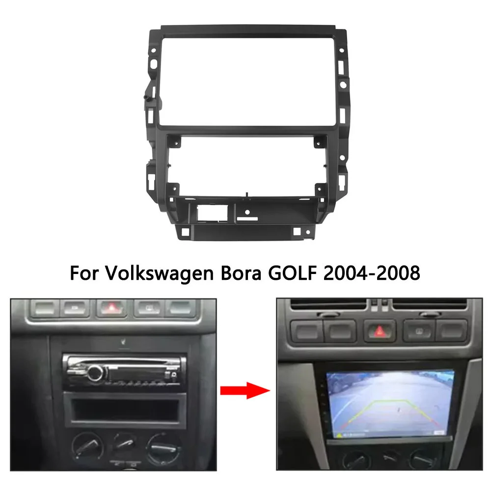 

9-дюймовый автомобильный каркасный адаптер для кабеля для Volkswagen Bora GOLF 2004-2008, комплект панели приборной панели Android