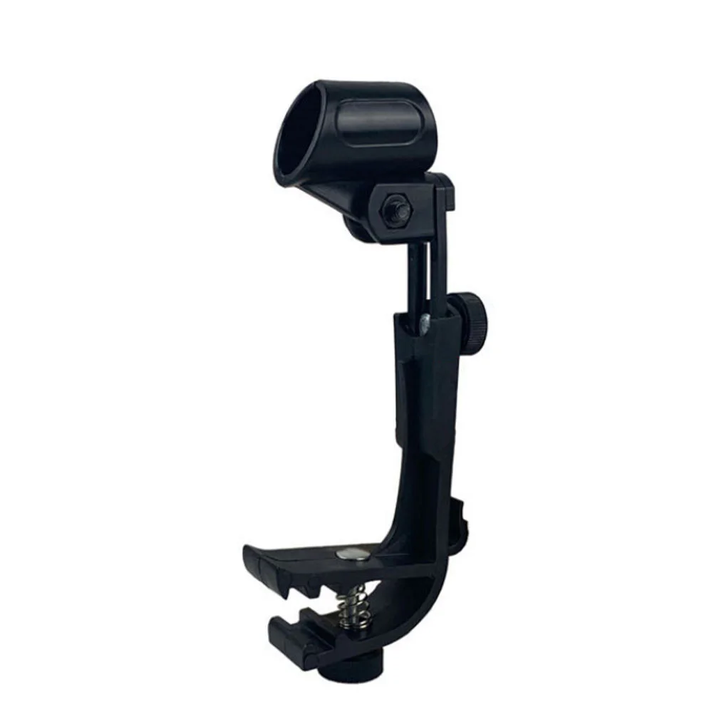 

Drum Mic Clip Black Abs Microphone Holder Adjustable Mount For Wireless Mic Drum Microphone Support Accessory