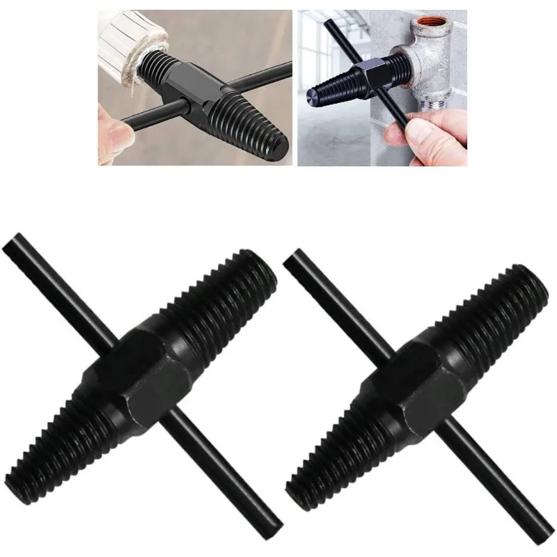 Screw Puller Screw Removal Tool Broken Bolt Puller for 1/2 Inch 3/4 Inch Pipe Valve Faucet Unscrewed and Damaged Bolt Puller