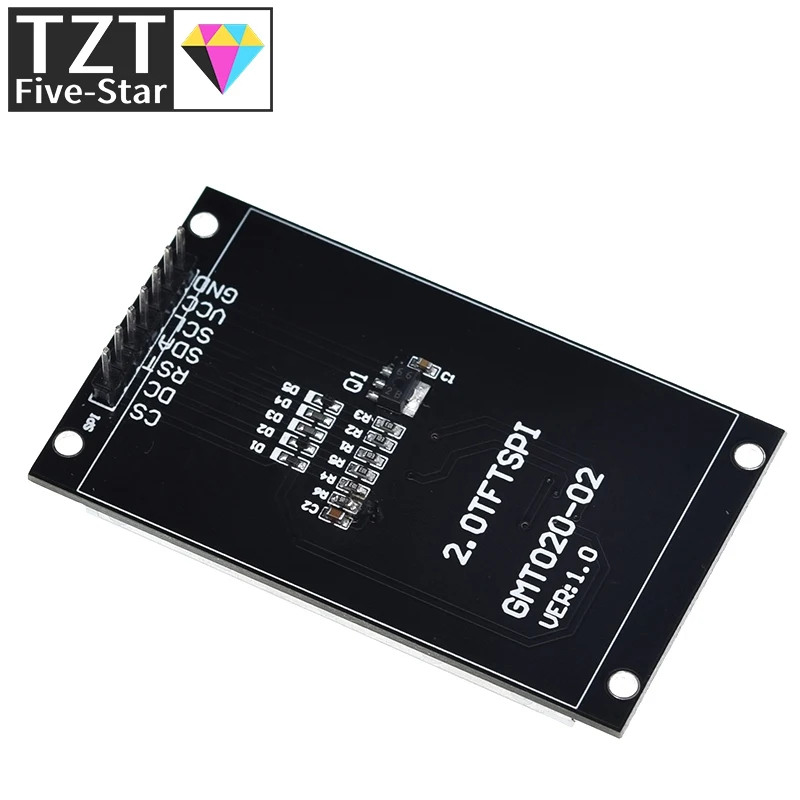 2.0 inch TFT Display OLED LCD Drive IC ST7789V 240RGBx320 Dot-Matrix SPI Interface for Arduio Full Color LCD Display Module