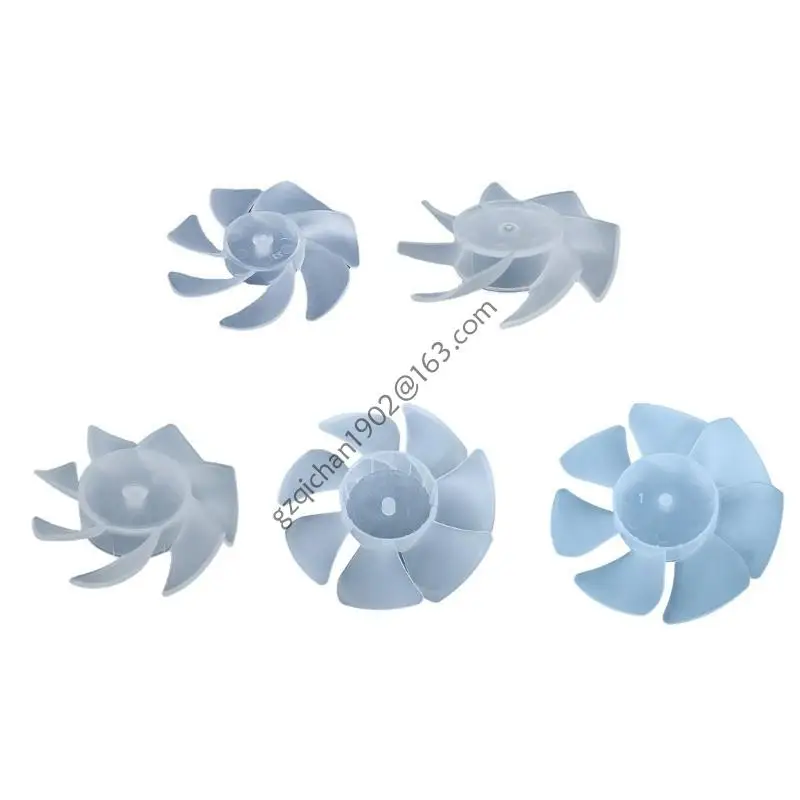 X7AB 7 hojas Fan plástico Blade Universal Hogar Desktop Table Table reemplazar