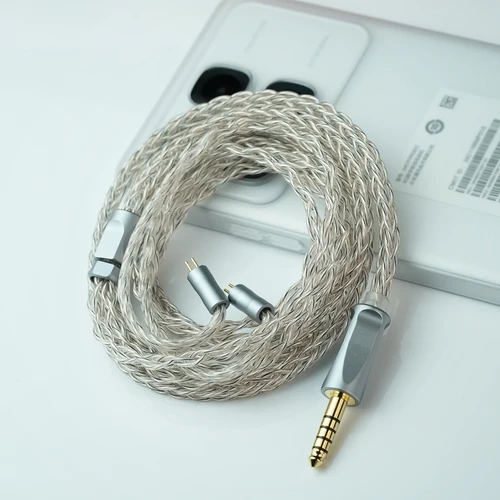 Imagen 2 del producto Trusted-52 grafeno chapado en Pd + Cable de auriculares HiFi OCC 7N 3,5mm/4,4mm MMCX equilibrado/0,78mm 2 pines QDC para IE900/IE600/N5005