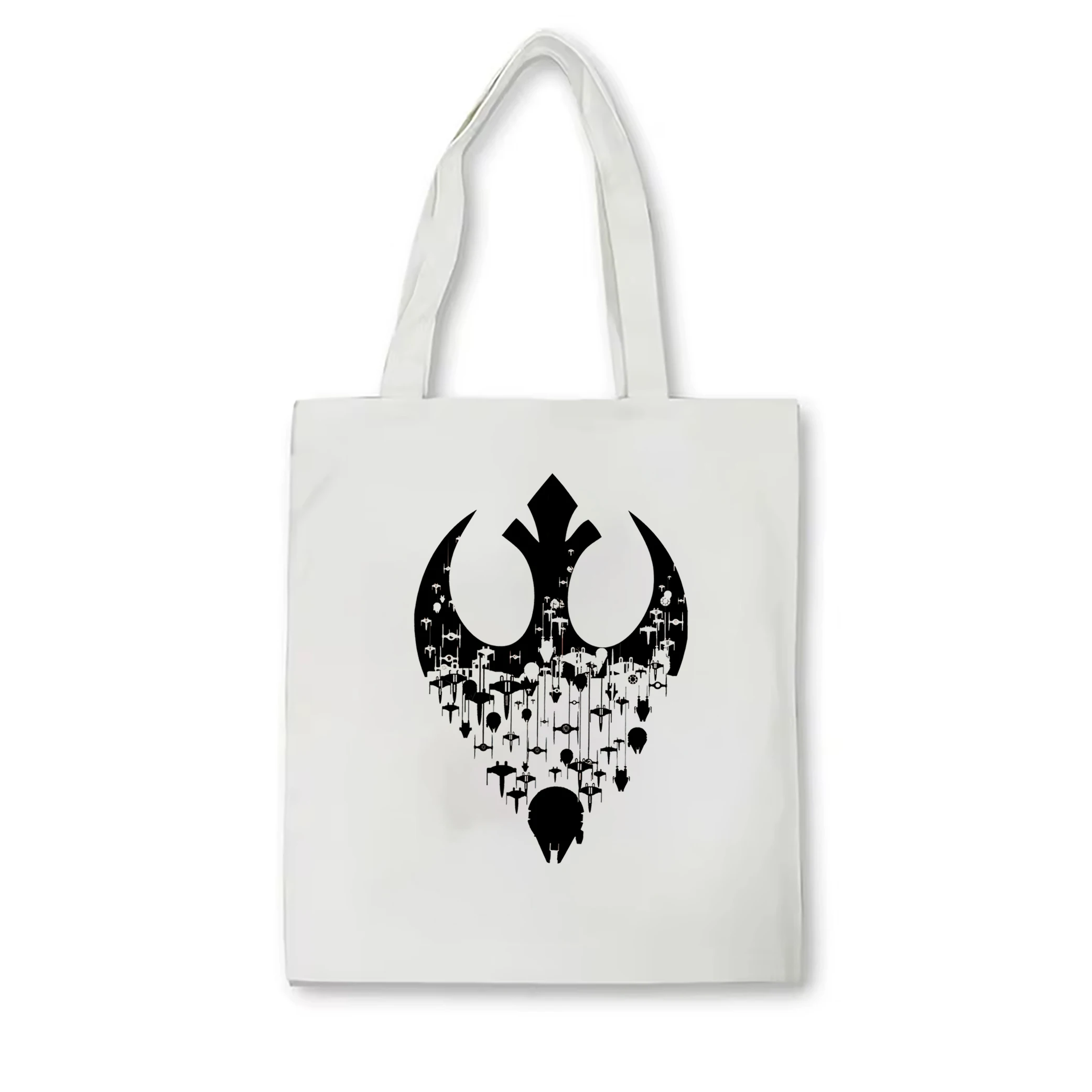 MINISO Star wars Rebel graphic tote bag Resistance canvas bag Disney Fan Fun Graphic shoulder bag Star wars tote bag Disney Gift