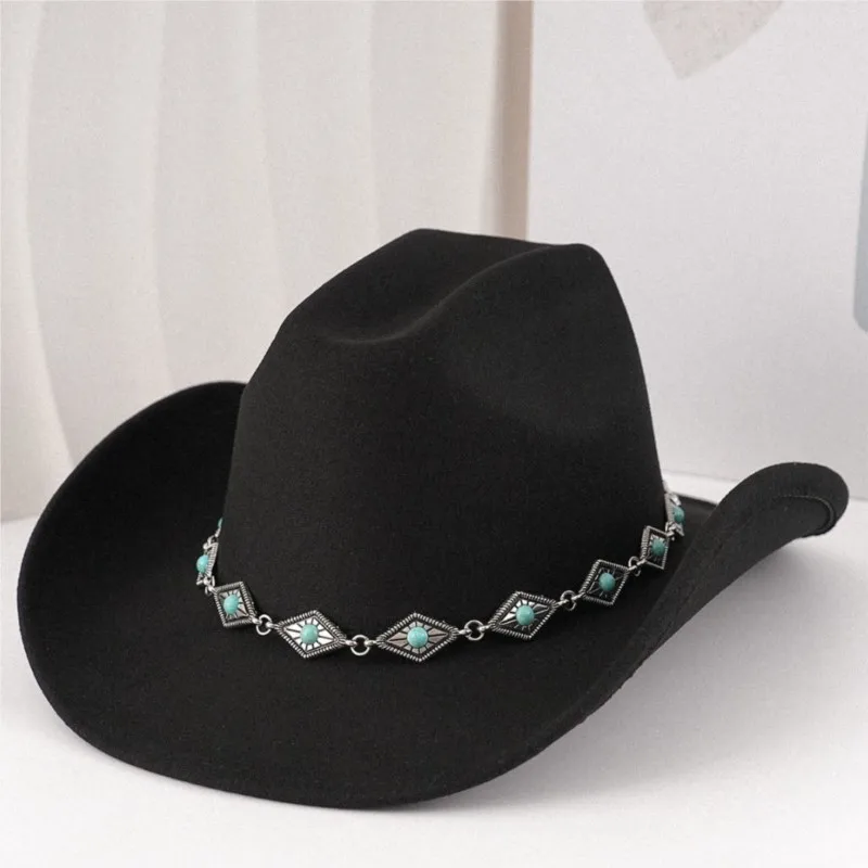 

Versatile chain hat fashionable and casual top