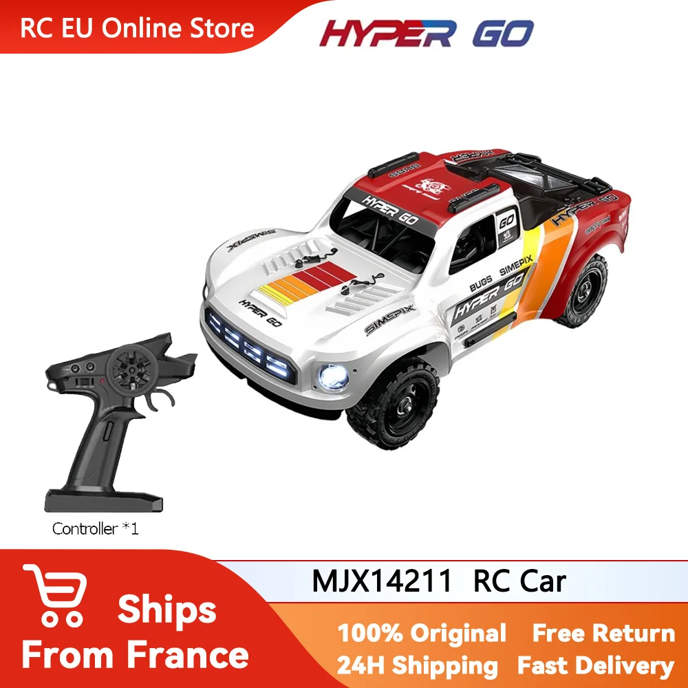 Image of HYPER GO MJX14211 1/14 4WD RC Hochgeschwindigkeits-Brushless-RC-Auto mit Offroad-Funktion, RC-Truck-Spielzeug