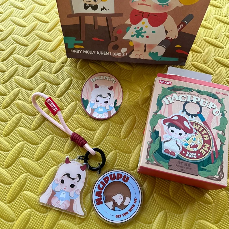 

POPMART HACIPUPU Adventures In Thewoods Series Pendant Blind Box Anime Figure Surprise Mystery Box Ornaments Figurines Guess Bag