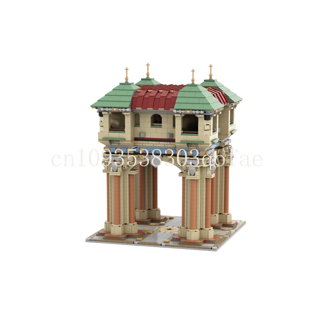 MOC-43429 Klocki konstrukcyjne Dom Klasyczny model klocków wieżowych Kreatywne klocki prezentowe